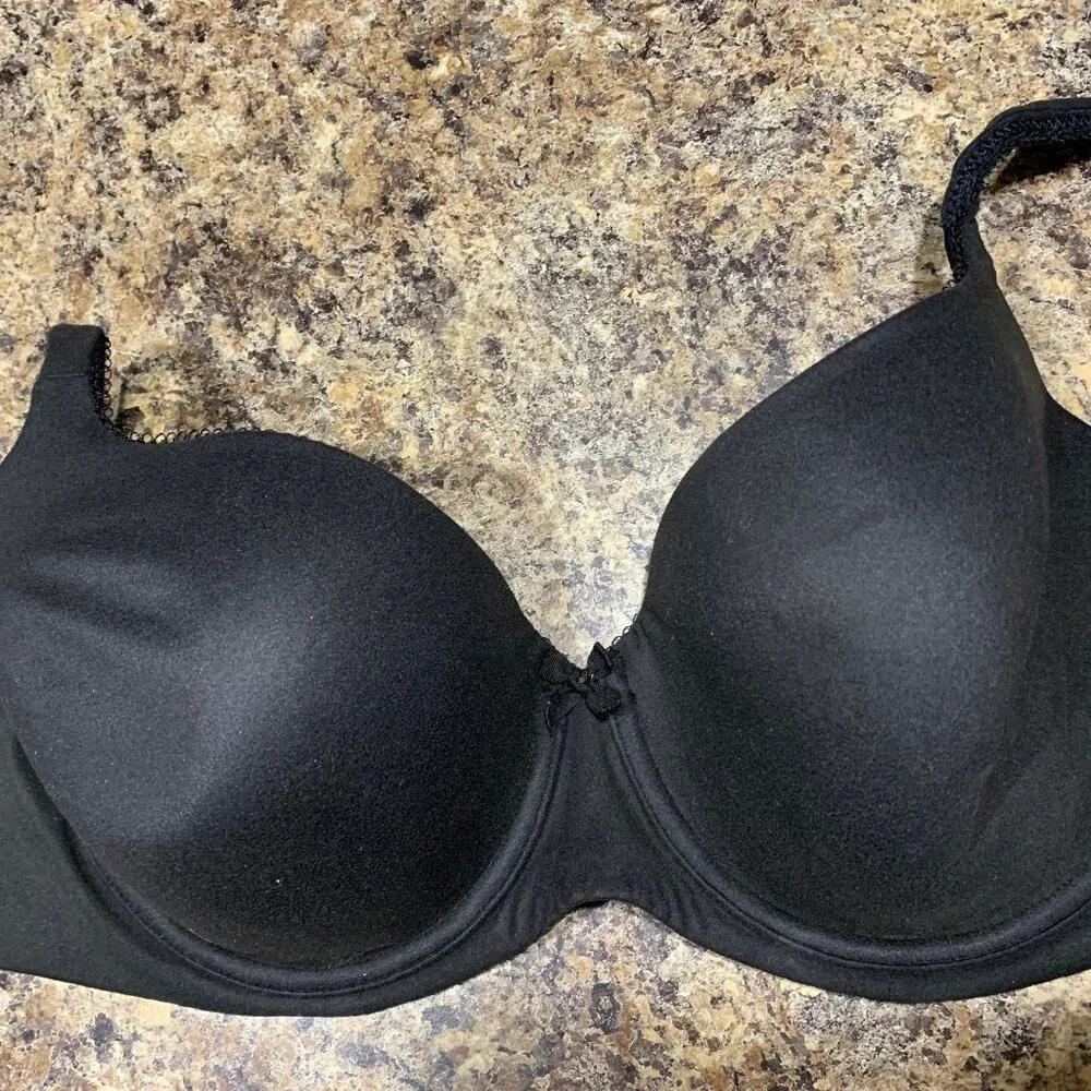 Victoria Secret Body By Victoria lined demi/bra, 36DD, VS pink/black bag/tote - Picture 2 of 4